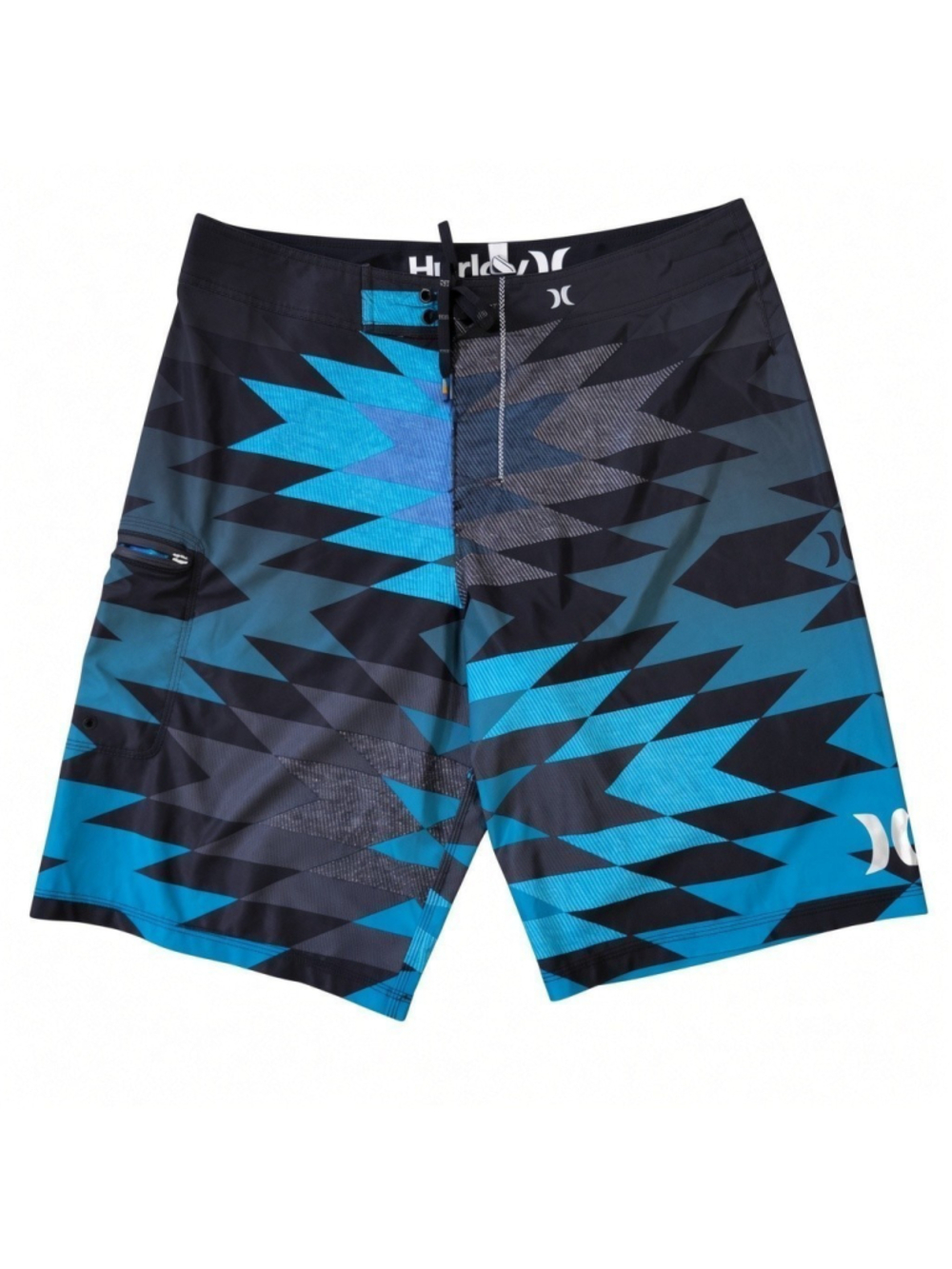 Hurley Boardshorts Size 34 Men's Multicolor Inseam 10 Pre-owned Condition